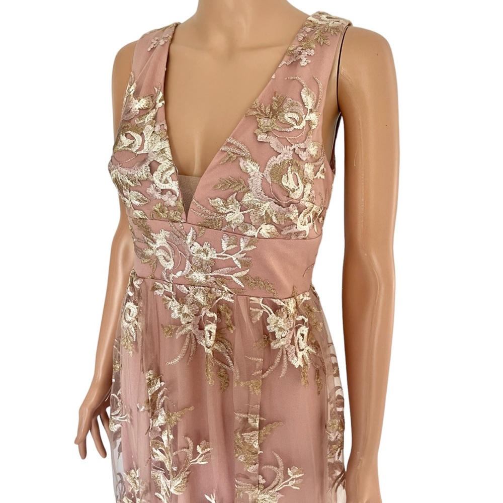 Azazie Blush Mark Romantic Adventure Embroidery
Tulle Maxi Dress - Picture 7 of 13